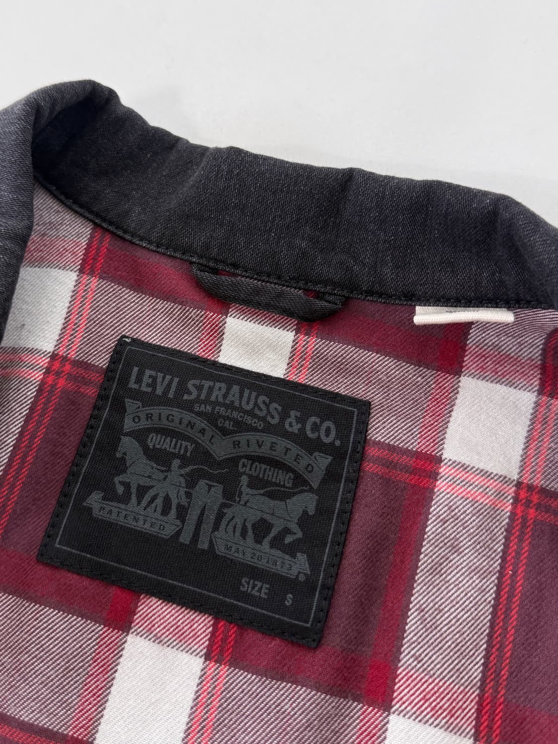 리바이스 루즈핏 블랙 데님 스윙 워크 자켓 상품이미지7