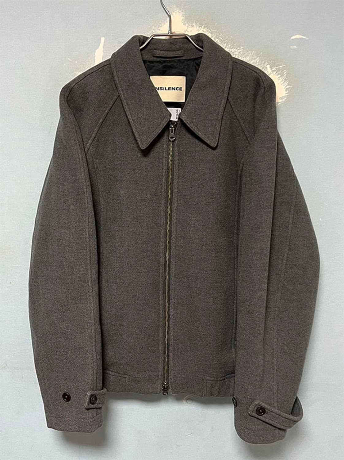 인사일런스 남자 소프트 울 래글런 블루종 새상품 L 100 상품이미지1