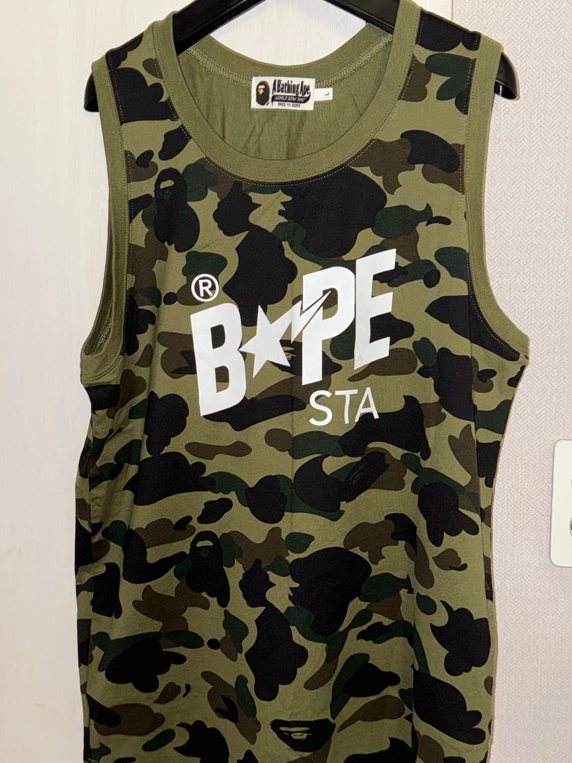 베이프 스타 나시 1st camo bape sta tank top 상품이미지1