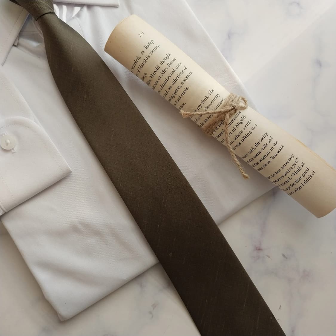 짐톰슨 실크 진베이지 넥타이 7.5cm A등급 K1573
 상품이미지7