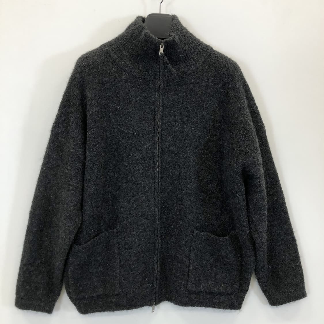 라퍼지스토어 알파카 혼방 니트집업 L 상품이미지1