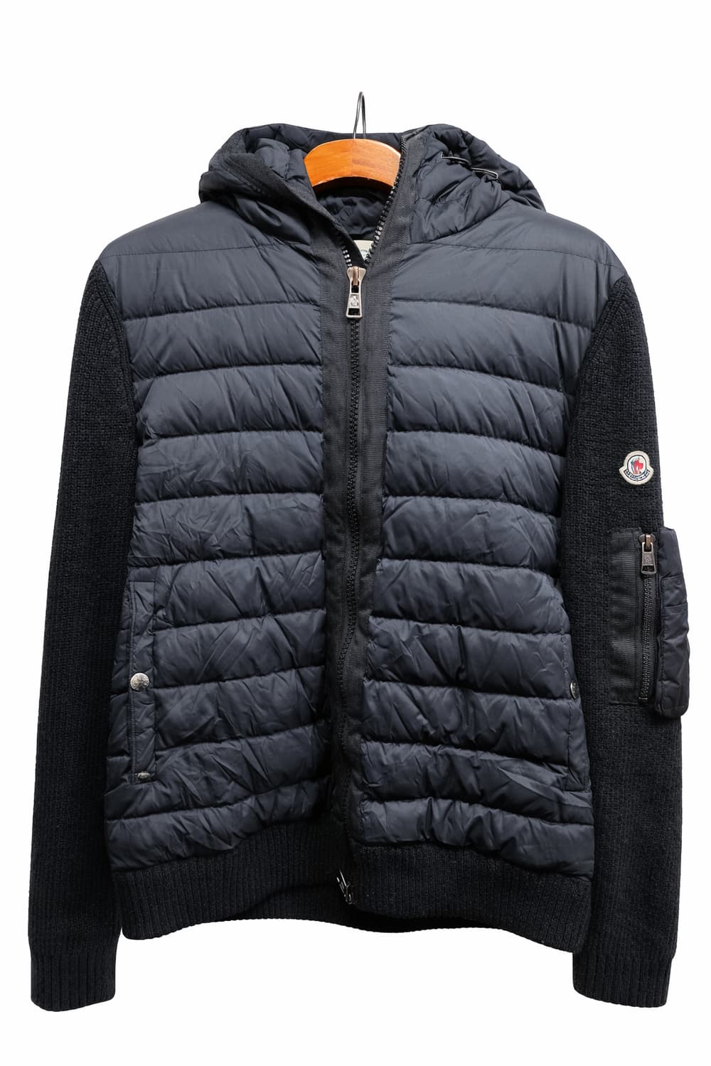 MONCLER Knit Down Hybrid Zip Jacket 상품이미지1