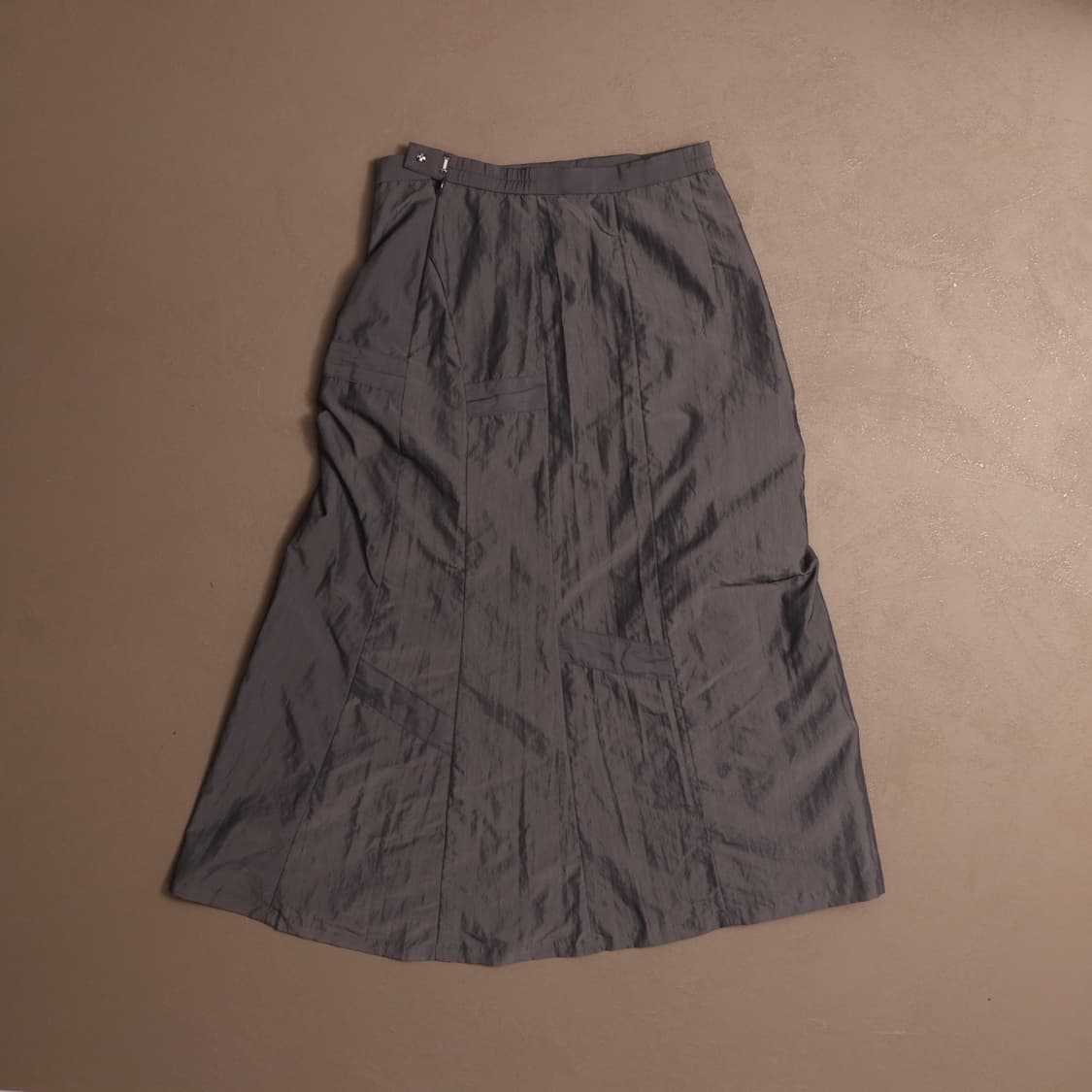 일본빈티지 나일론 카고 롱스커트 A470 상품이미지1