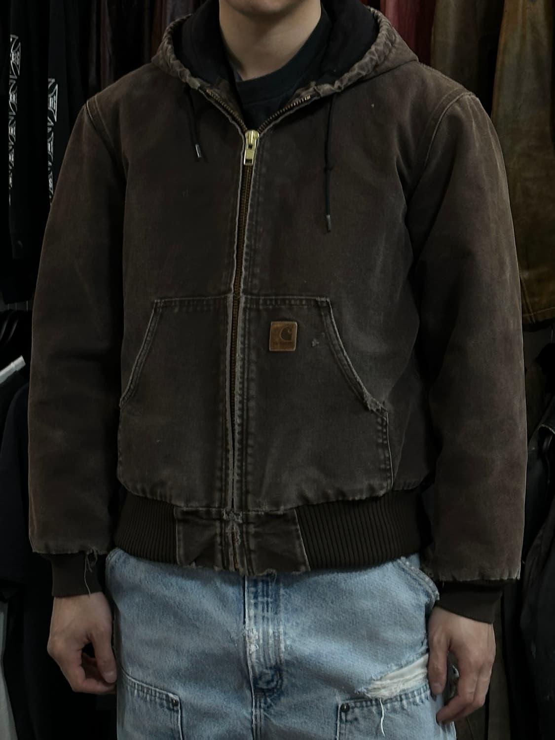 OG 칼하트 J130 액티브 자켓 칼하트 DKB 후드 자켓 상품이미지10