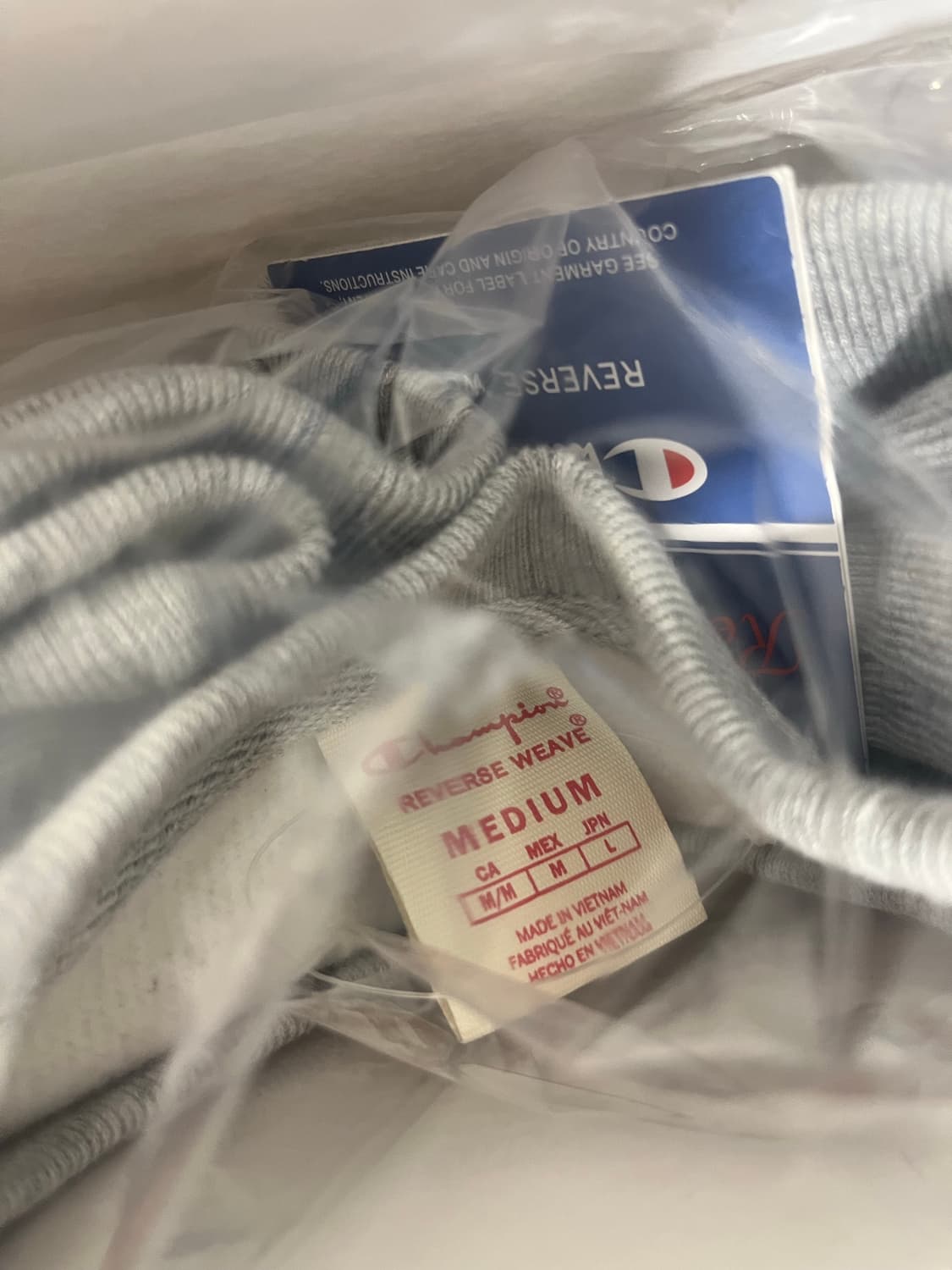 [새상품] 챔피온 리버스위브 맨투맨 그레이 / M 상품이미지2