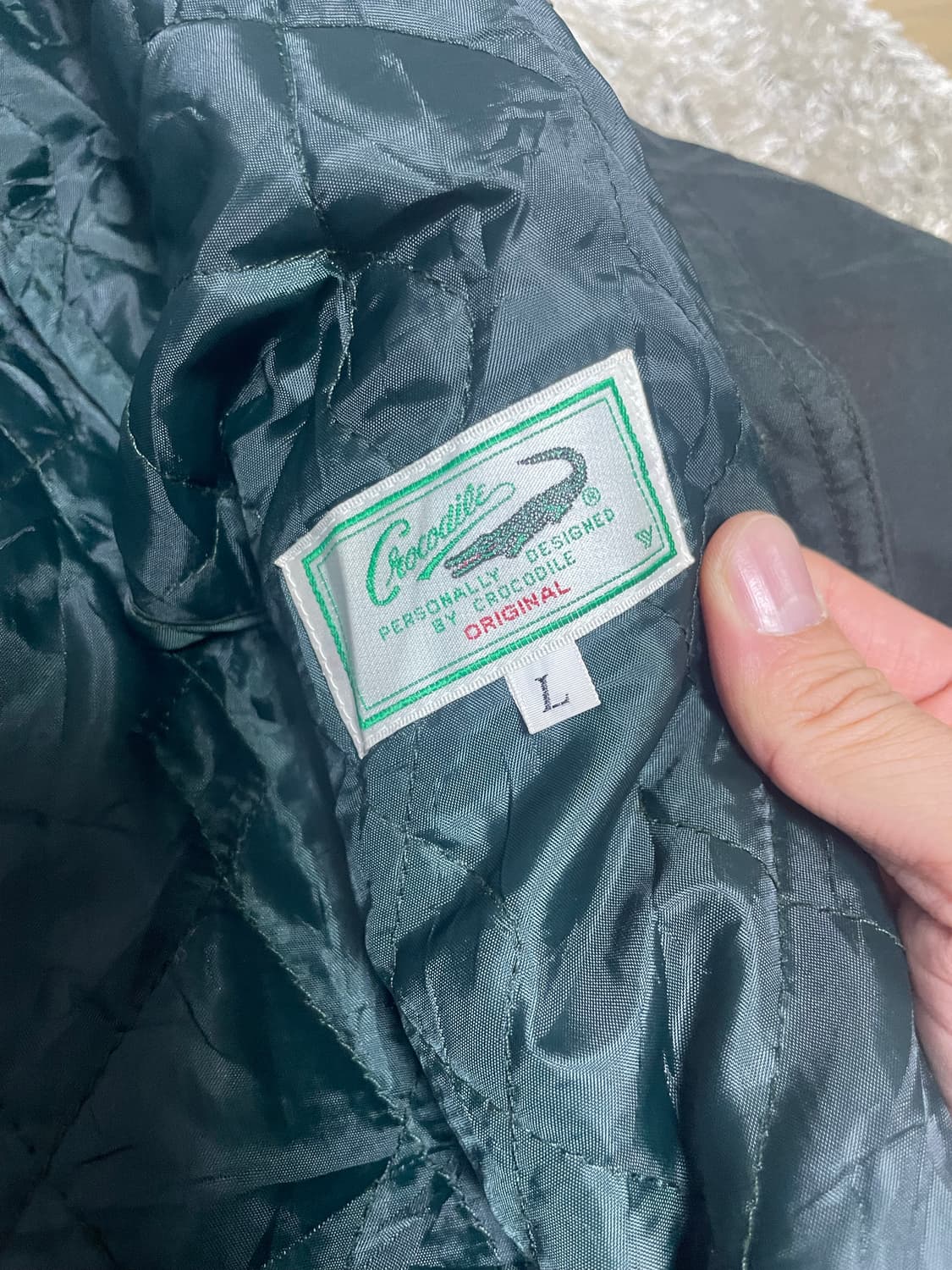 일본판 크로커다일 헌팅 누빔자켓 사이즈 105~110 상품이미지6