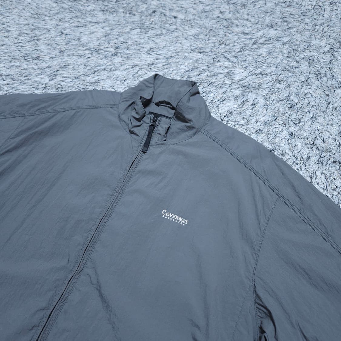 커버낫) L 남자 차콜 트랙자켓 바람막이점퍼 / 왕눈이샵 상품이미지4