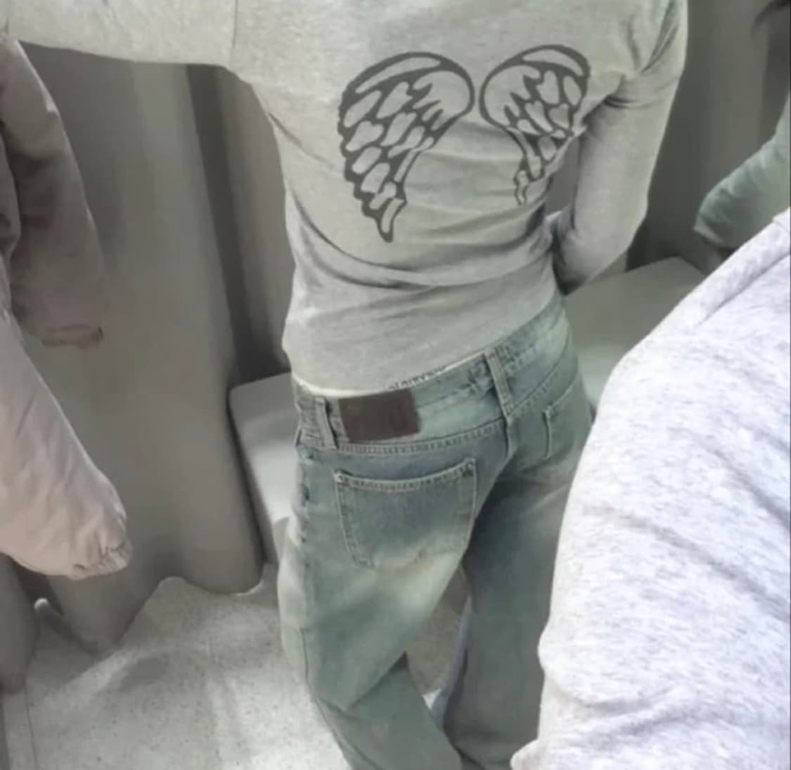 빈티지 회색 슬리브 상품이미지2