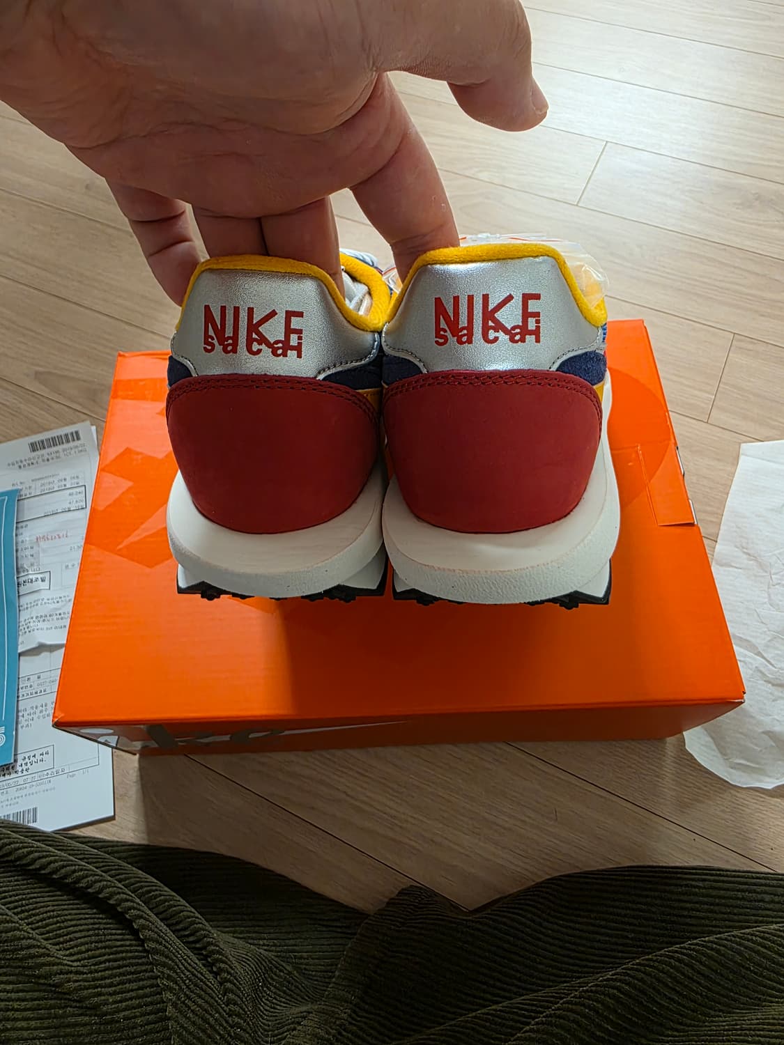 나이키x사카이 LD와플 블루멀티 270 새상품 상품이미지4