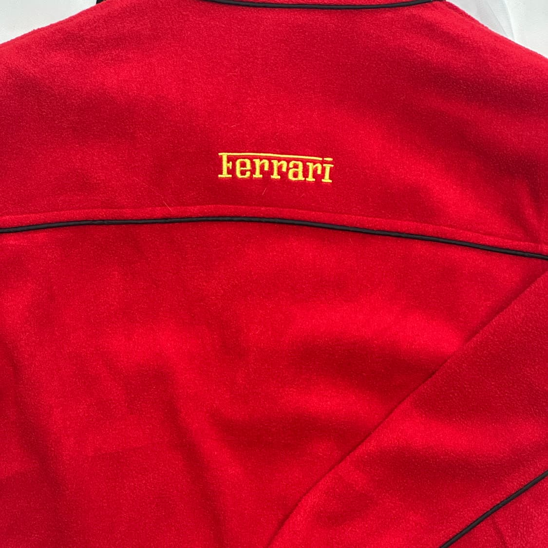 90s 페라리 파이핑 후리스 자켓 상품이미지4