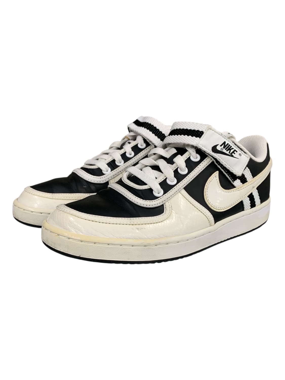 나이키 반달 로우 프리미엄 블랙화이트 270 상품이미지2