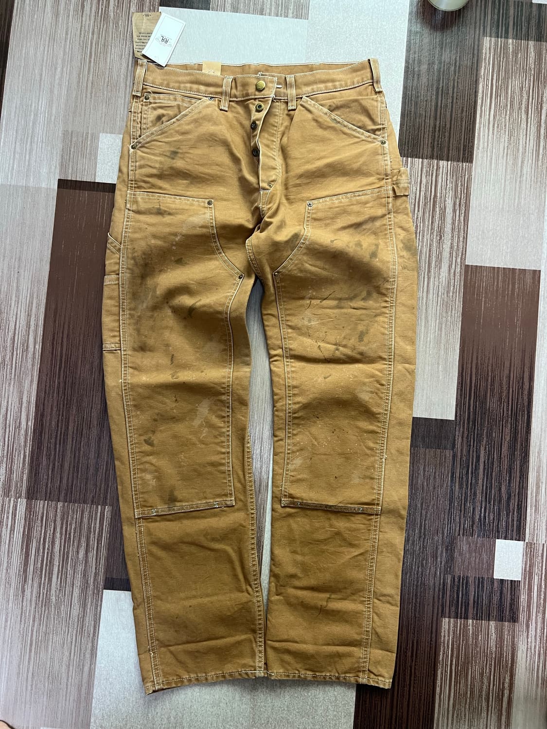 RRL 엔지니어핏 캔버스 카펜터 팬츠 32x32 상품이미지1