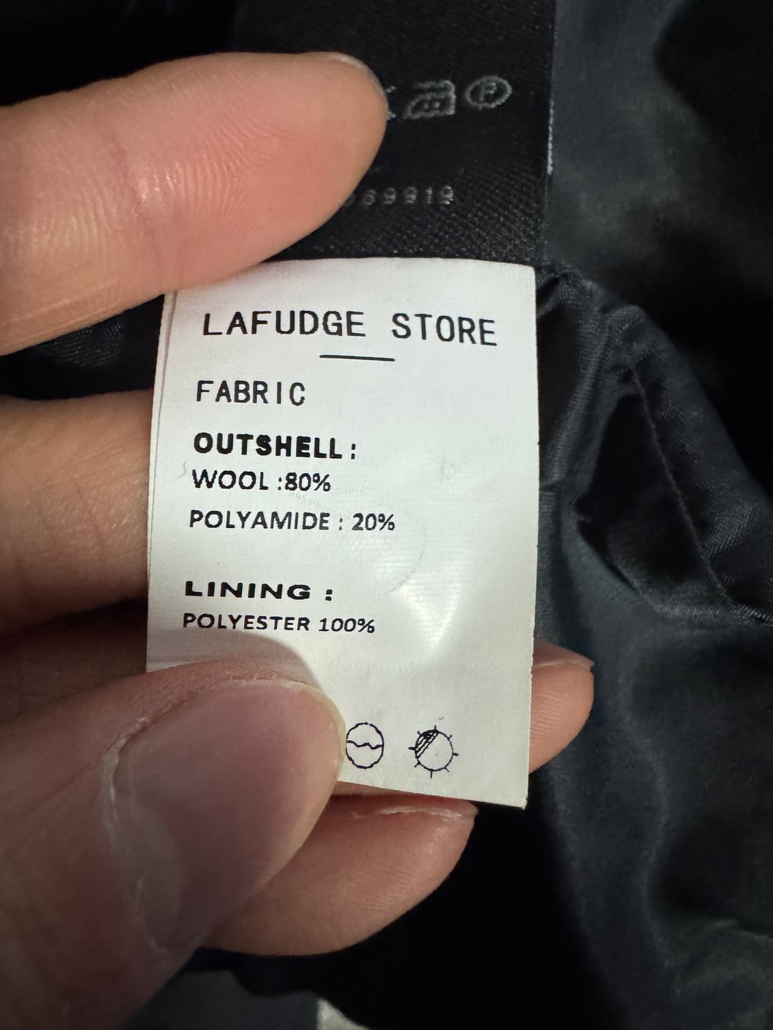 라퍼지스토어 울 혼방 미니멀 댄디 발마칸 코트 L 상품이미지5