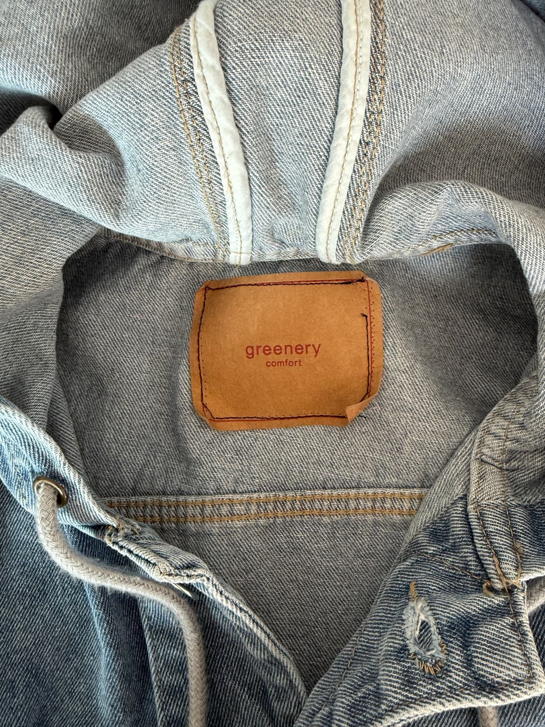 Pre owned 데님 후드 자켓 상품이미지6