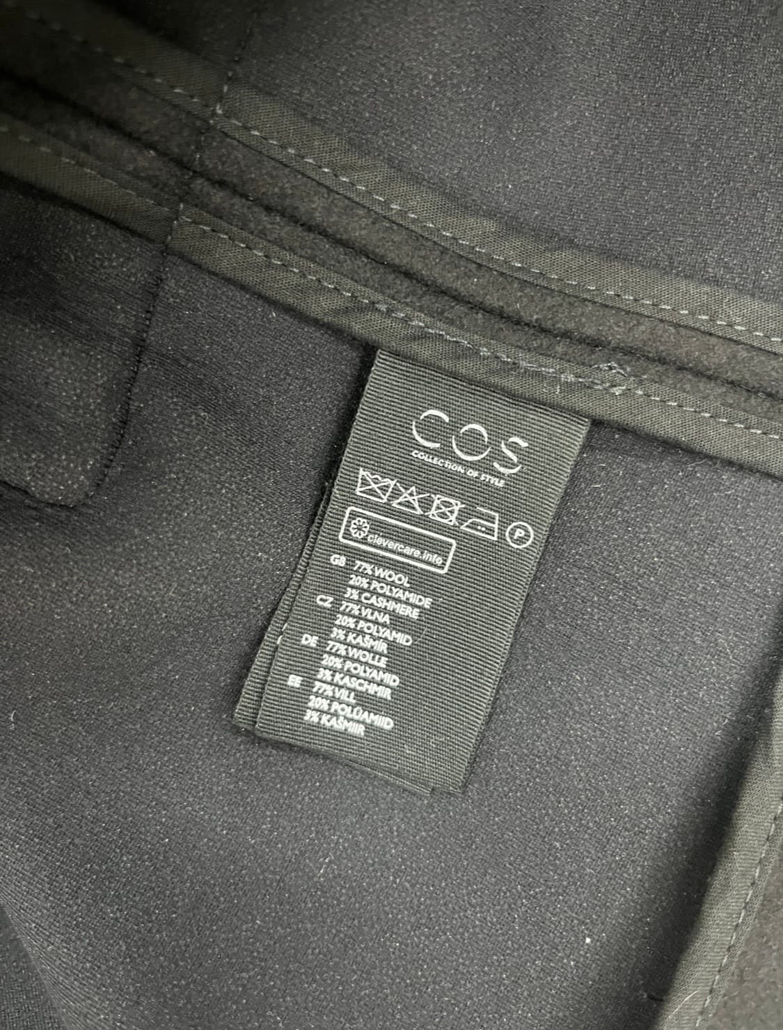 COS 블랙 프릴 포켓 미니스커트 EUR 36 상품이미지4