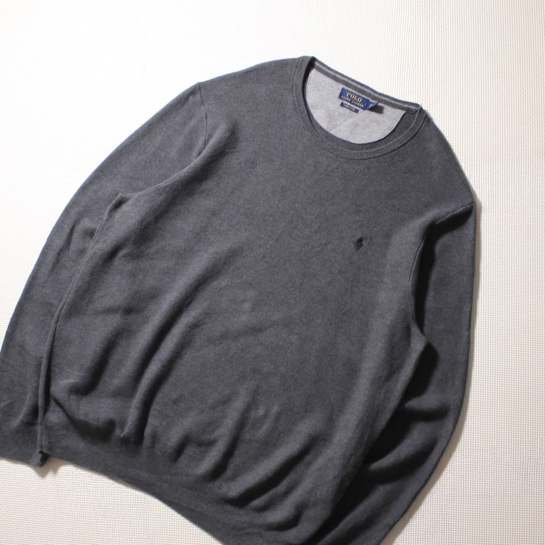 Polo 폴로 랄프로렌 그레이 라운드 니트 상품이미지2