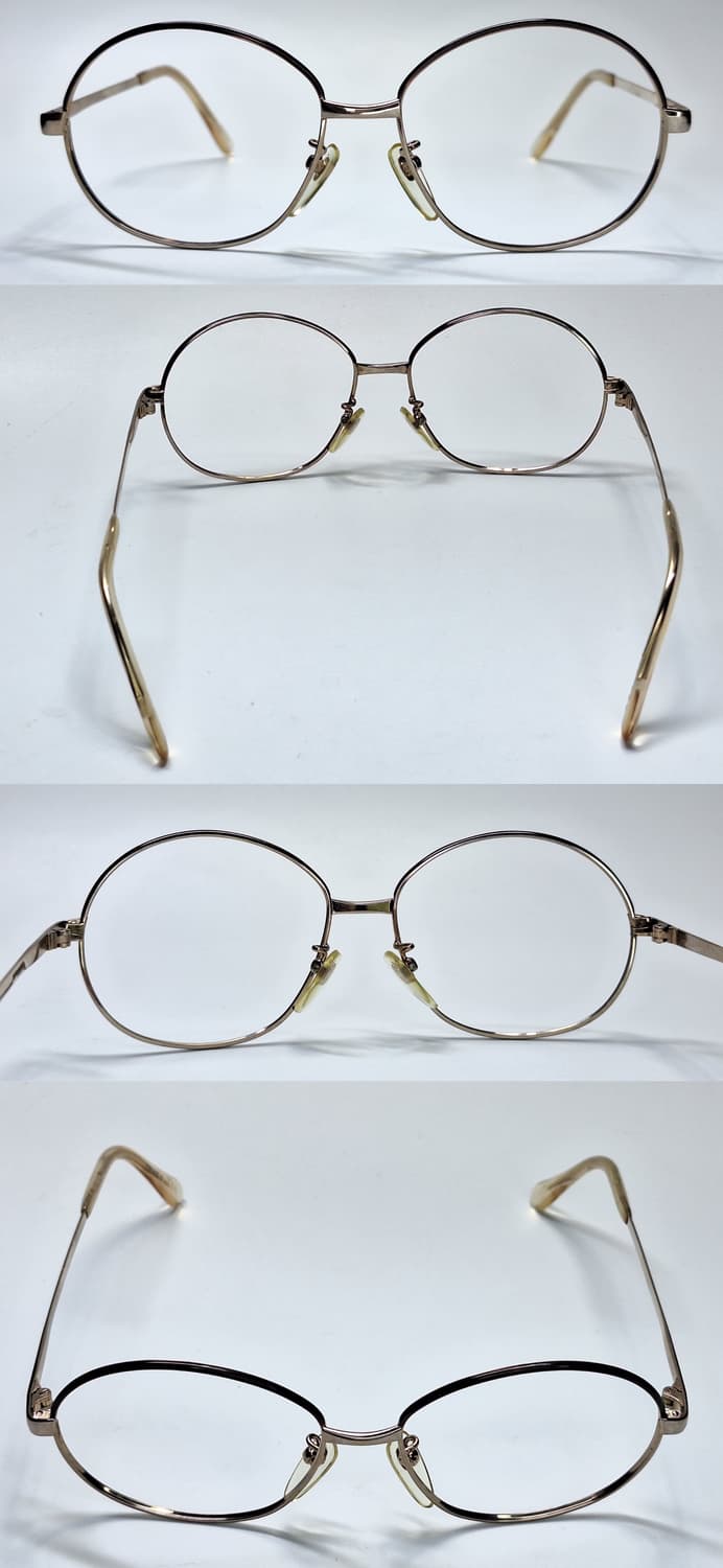 80s 일본제 빈티지 데드스톡/투톤 보스턴 안경테 135mm stone 상품이미지3