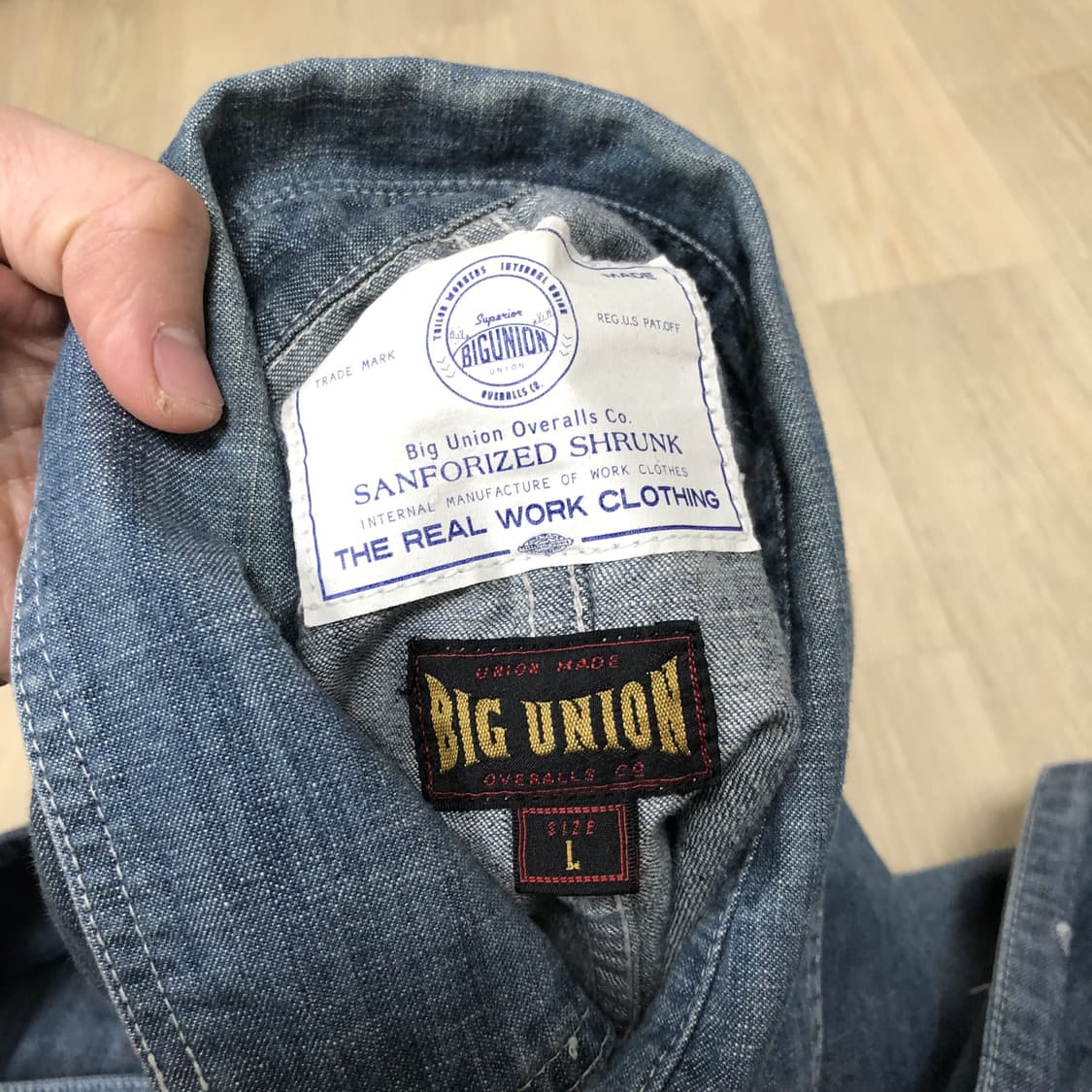 (M-L) 빅 유니온 BIG UNION 데님 워크 초어 자켓 상품이미지10