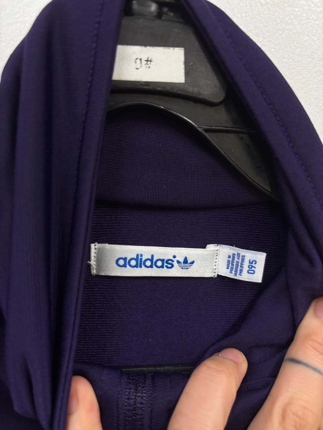 아디다스 우먼 유로파 트랙탑 퍼플실버 상품이미지5