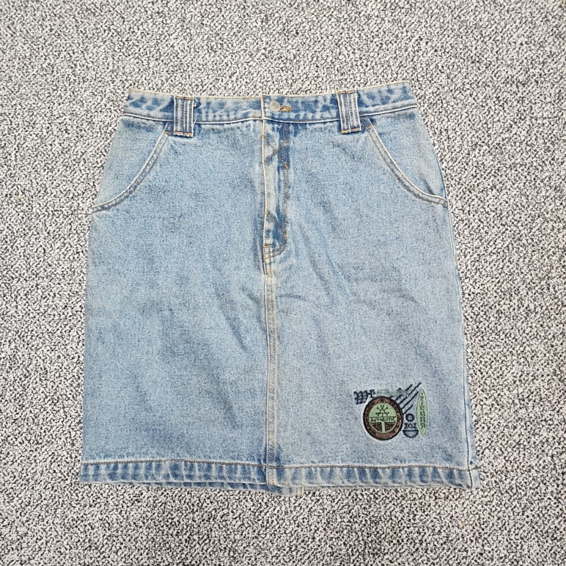 [28] 랭글러 청치마 데님 스커트 (2880) 상품이미지1