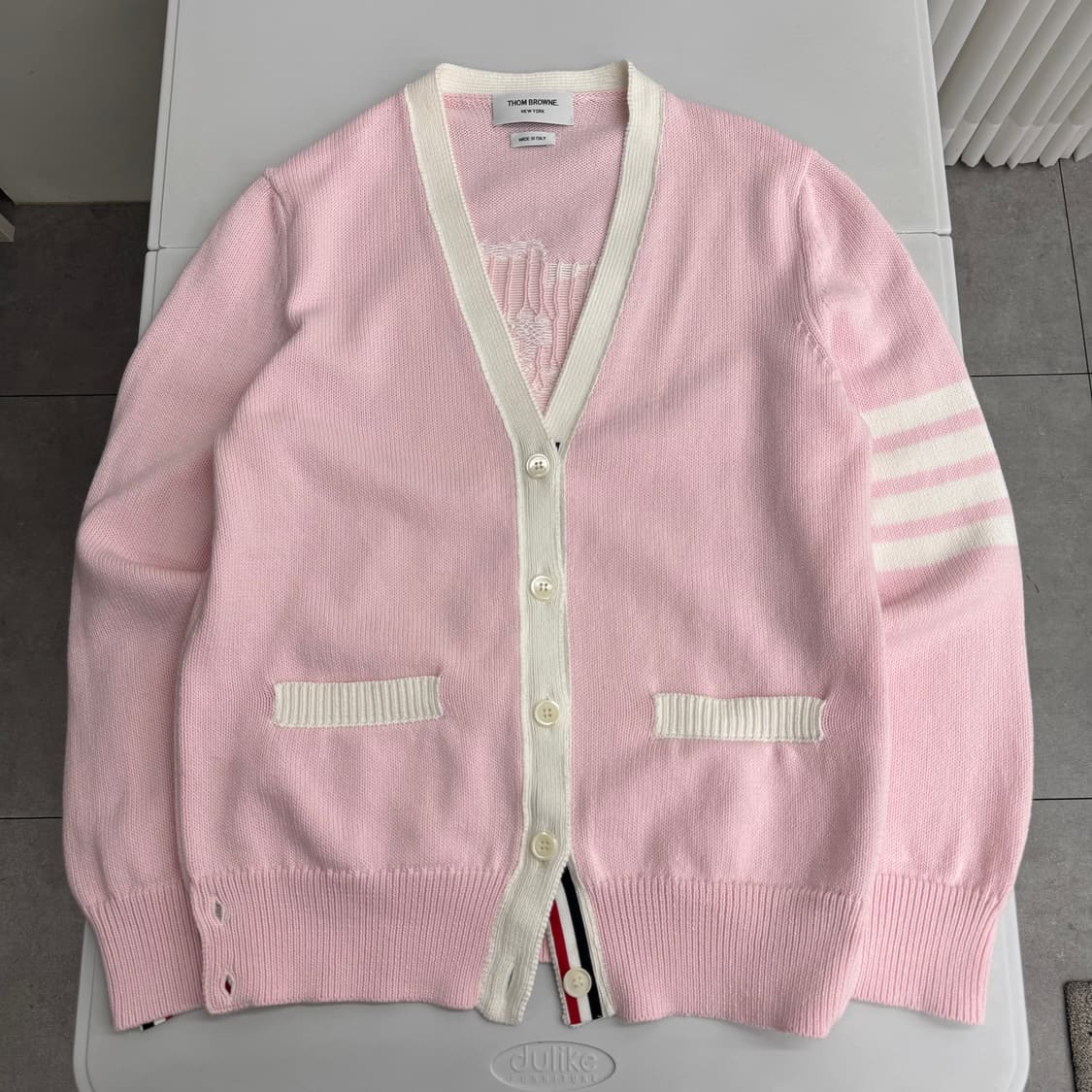 톰브라운 플라워 가디건 상품이미지2