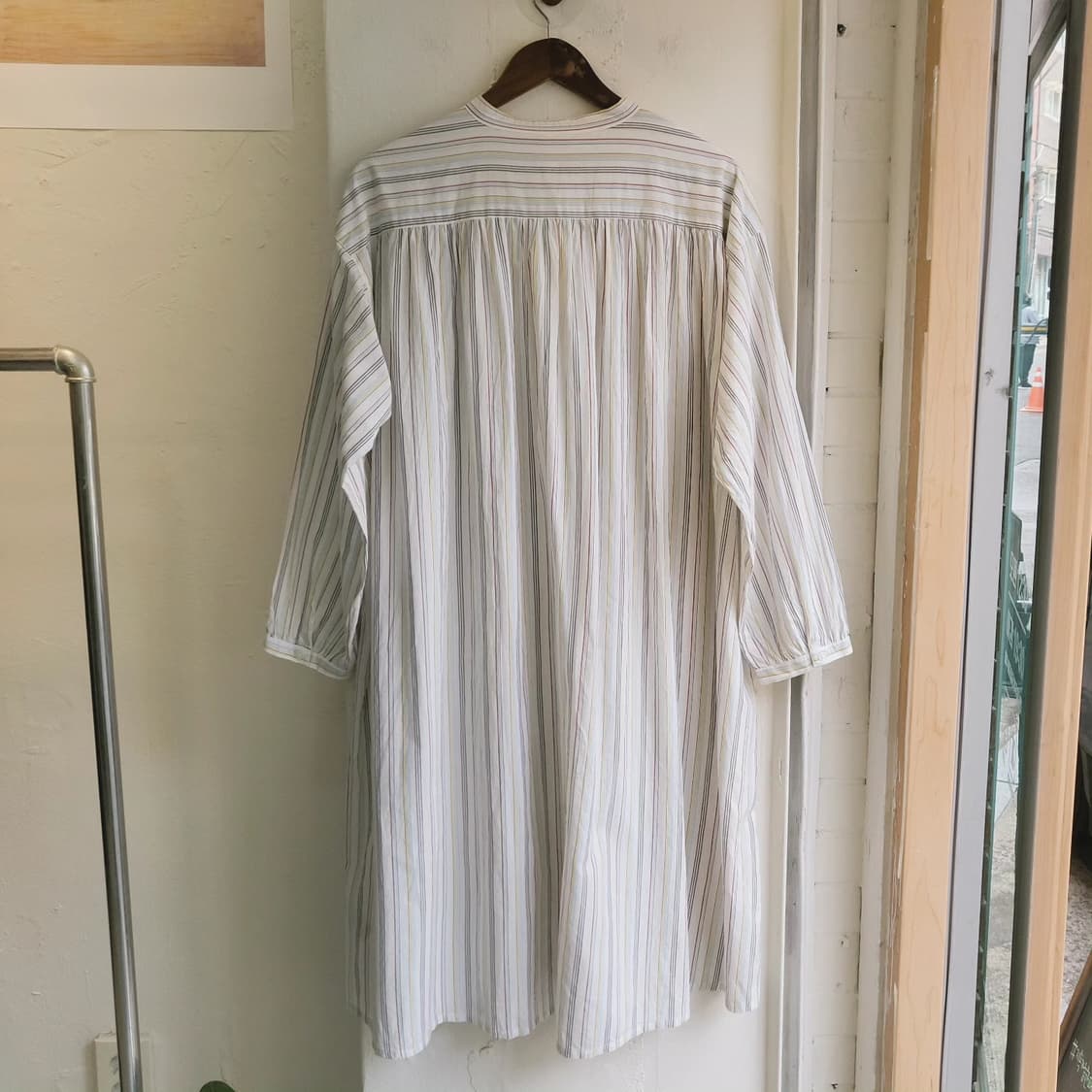 Cloud nine 멀티스트라이프 롱셔츠 원피스 상품이미지6
