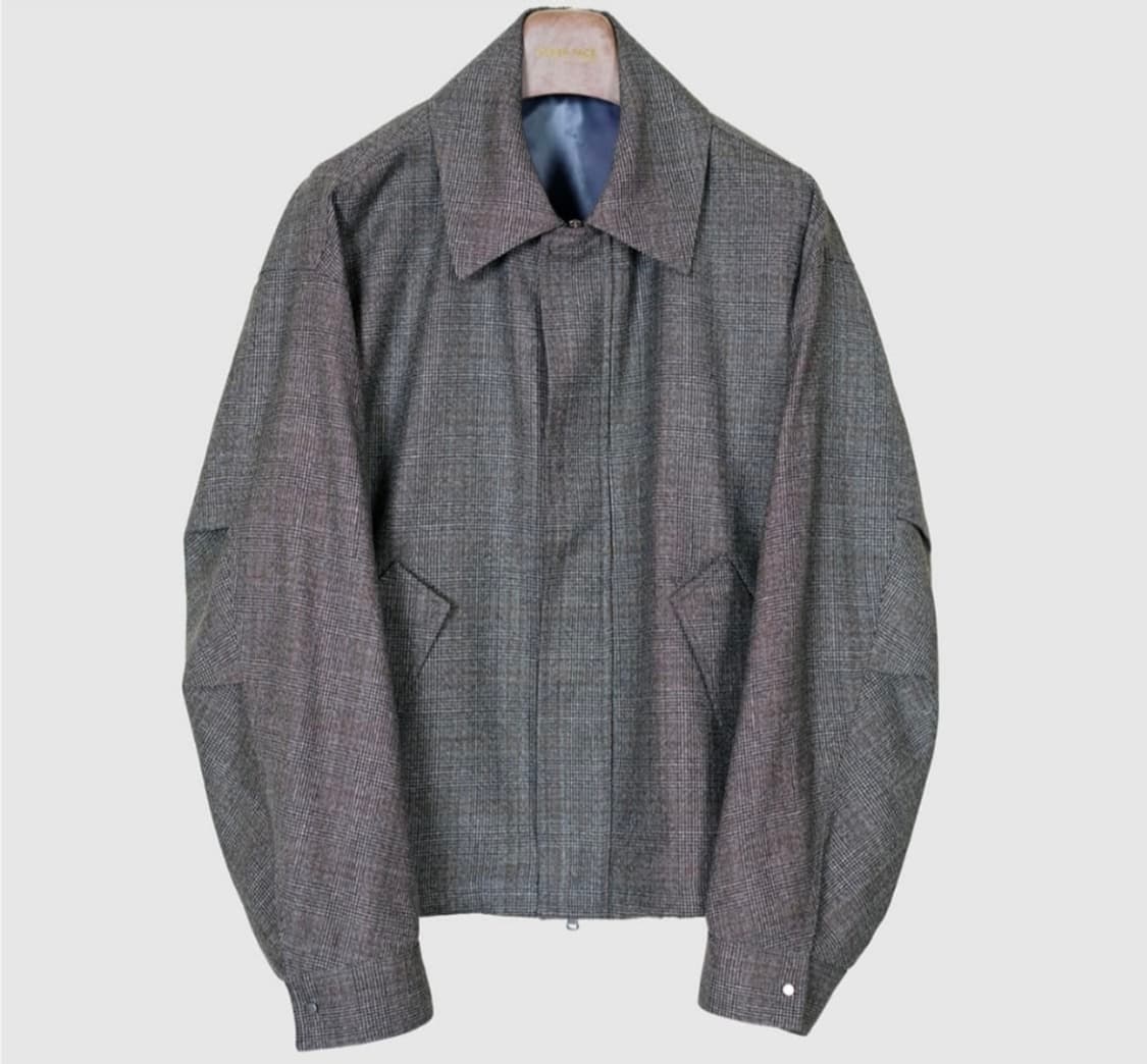 포커페이스 브라운 체크 블루종 46 상품이미지1