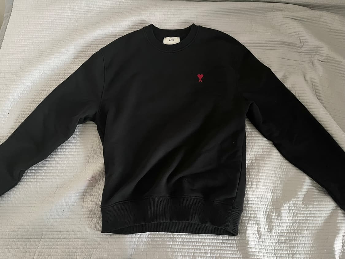 아미 스몰하트로고 맨투맨 상품이미지1