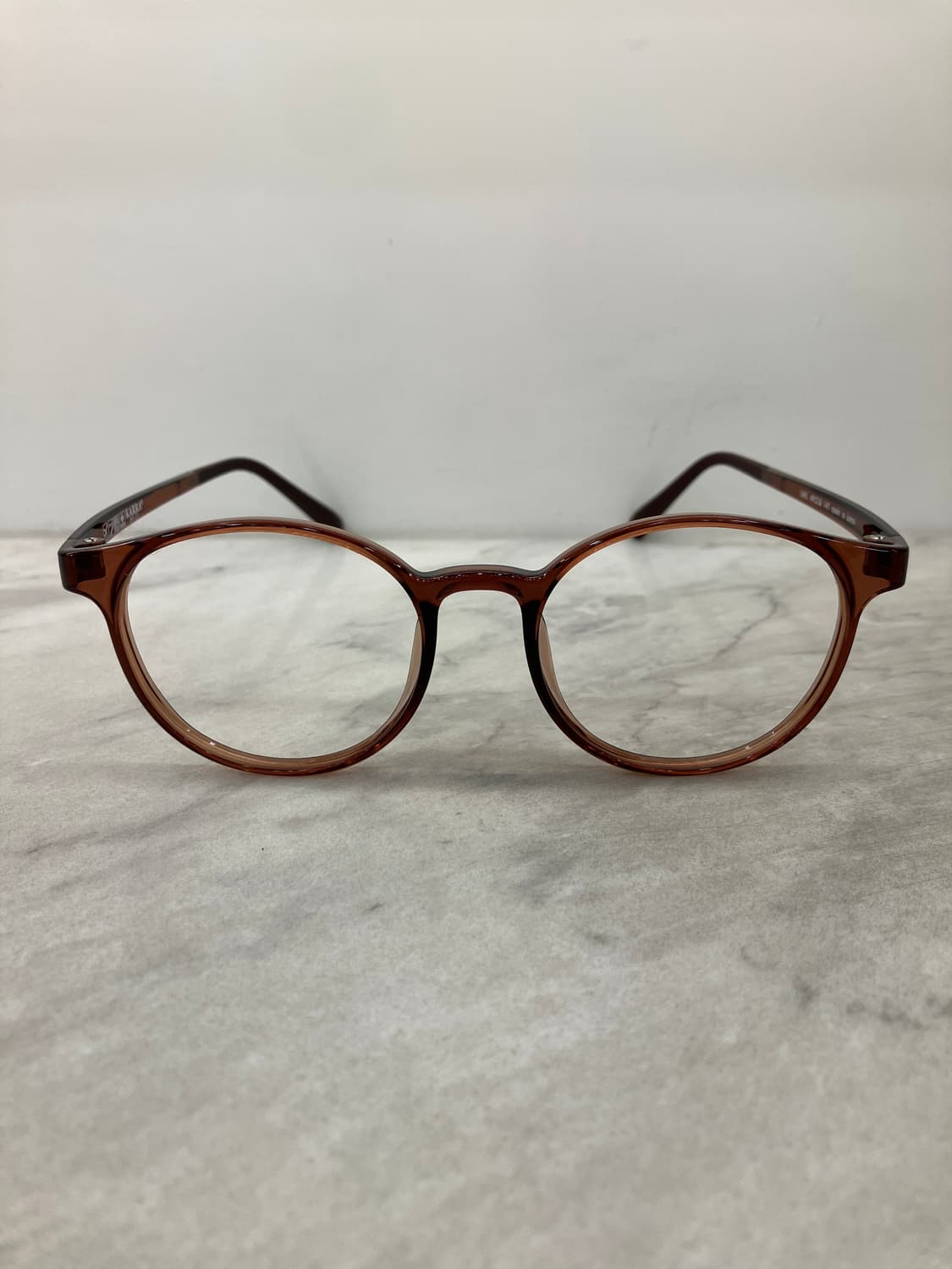 B29 카라 KARRA 브라운 라운드 뿔테 안경1691(13g) 상품이미지6