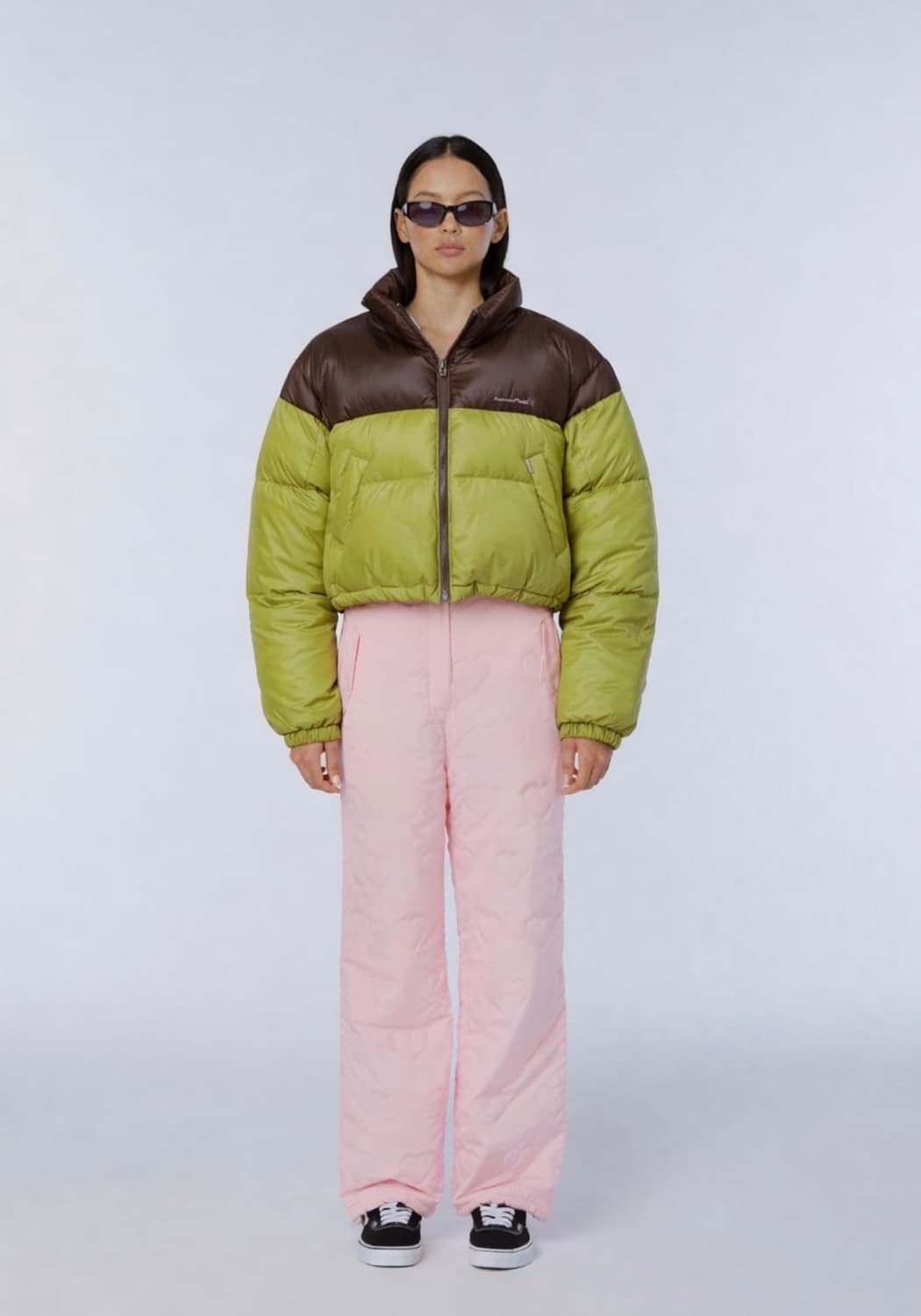 인스턴트펑크 리버시블 구스다운 M 브라운 상품이미지1