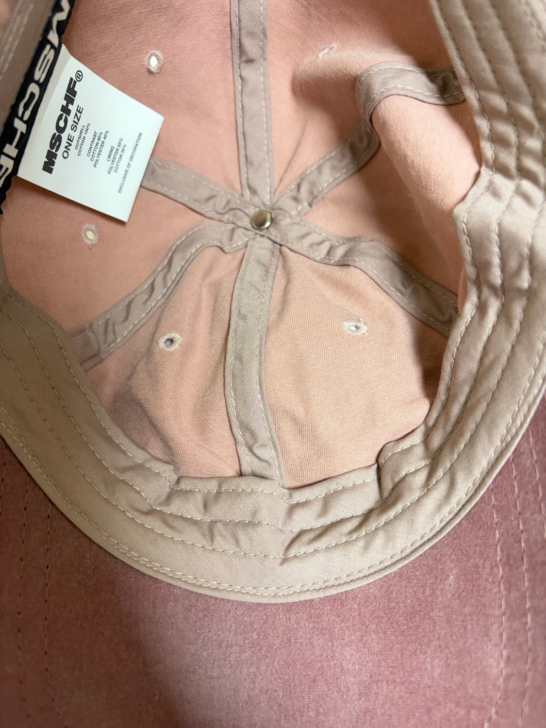 미스치프 스탠다드 볼캡 로즈브라운 상품이미지6