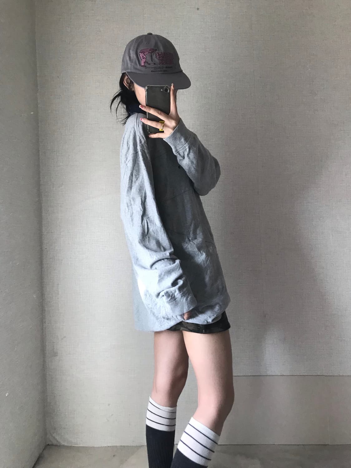 타미힐피거 그레이 오버핏 pk 상품이미지2