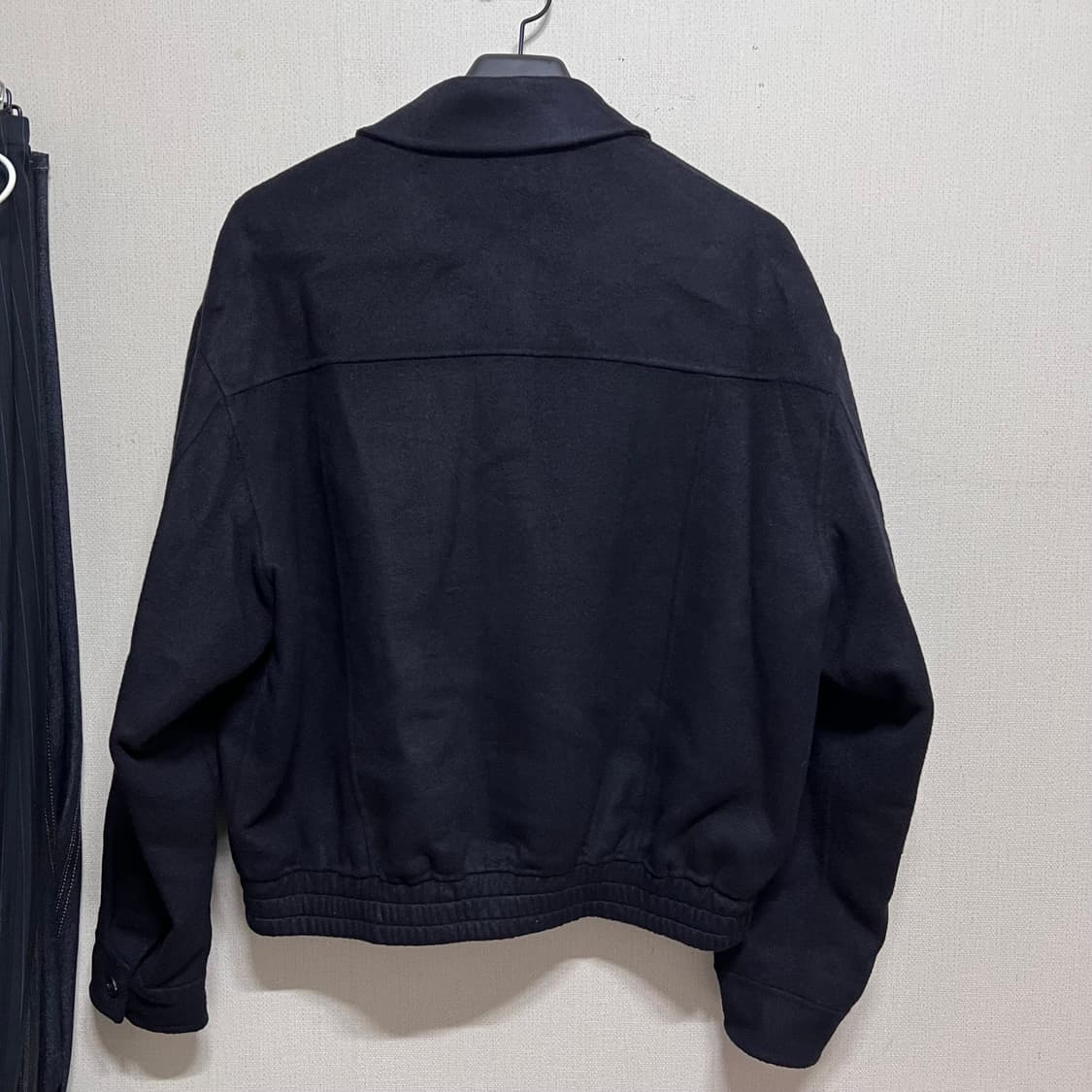 인템포무드 / 패치 포켓 울 블루종 / 네이비 / L 상품이미지5