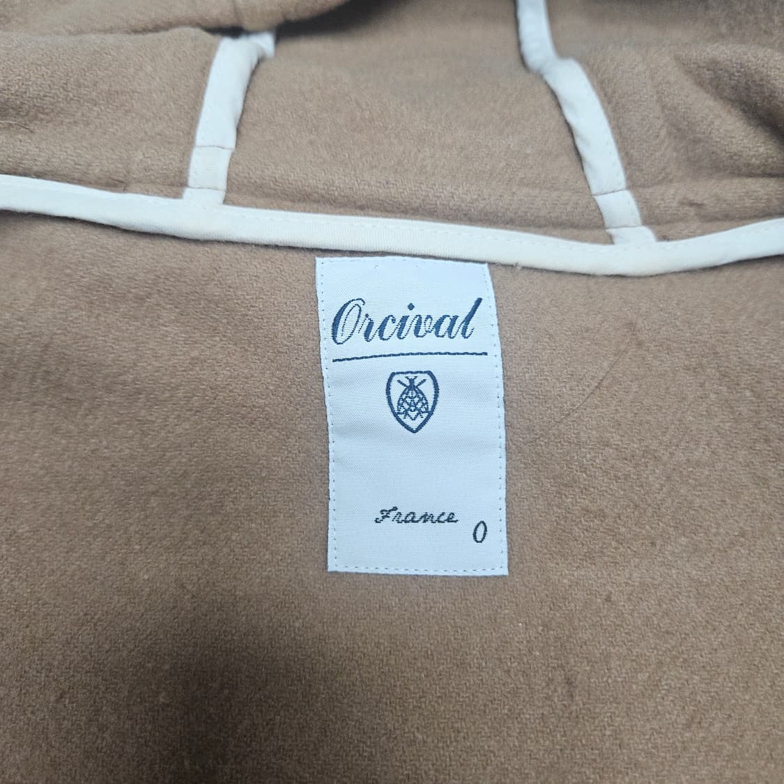 [무료배송, S급] 오르치발 울 후드 롱 코트 (사이즈 M~L) 상품이미지3