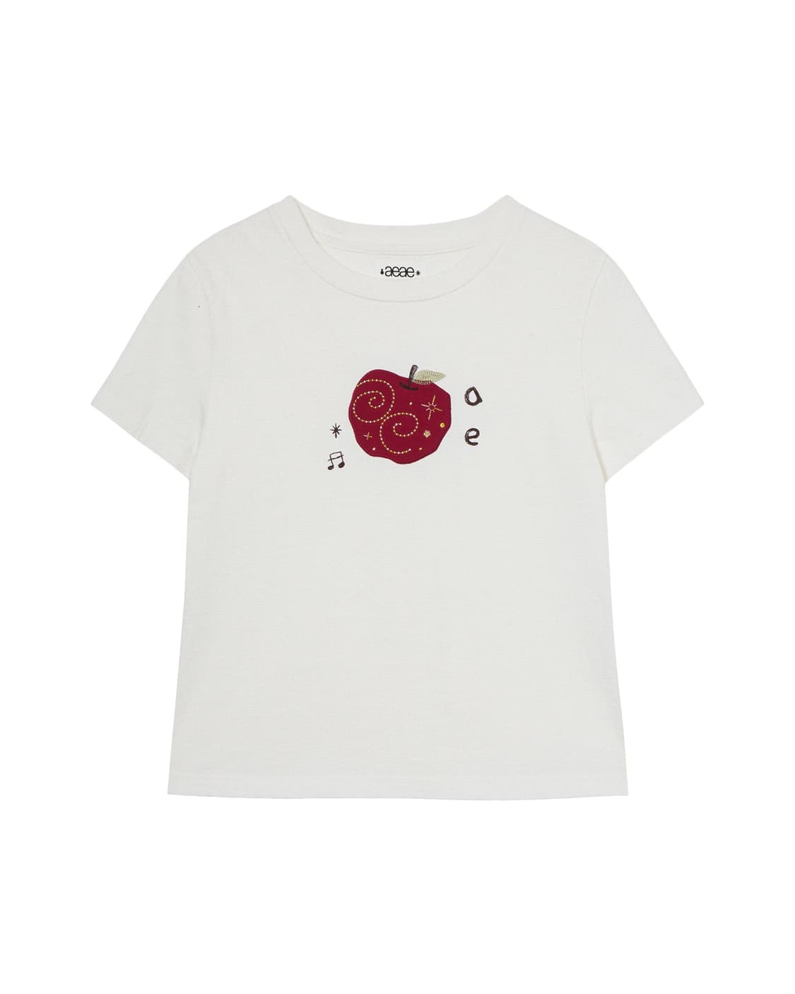 aeae RINGO TEE 새상품 [WHITE] 상품이미지1