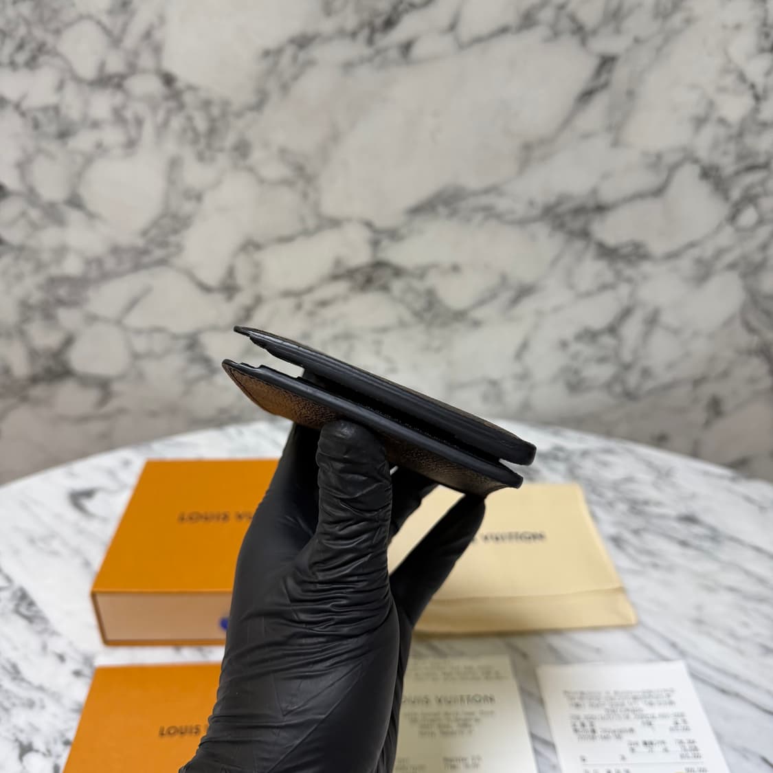 루이비통 모노그램 마카사르 멀티플 월릿 반지갑 상품이미지5