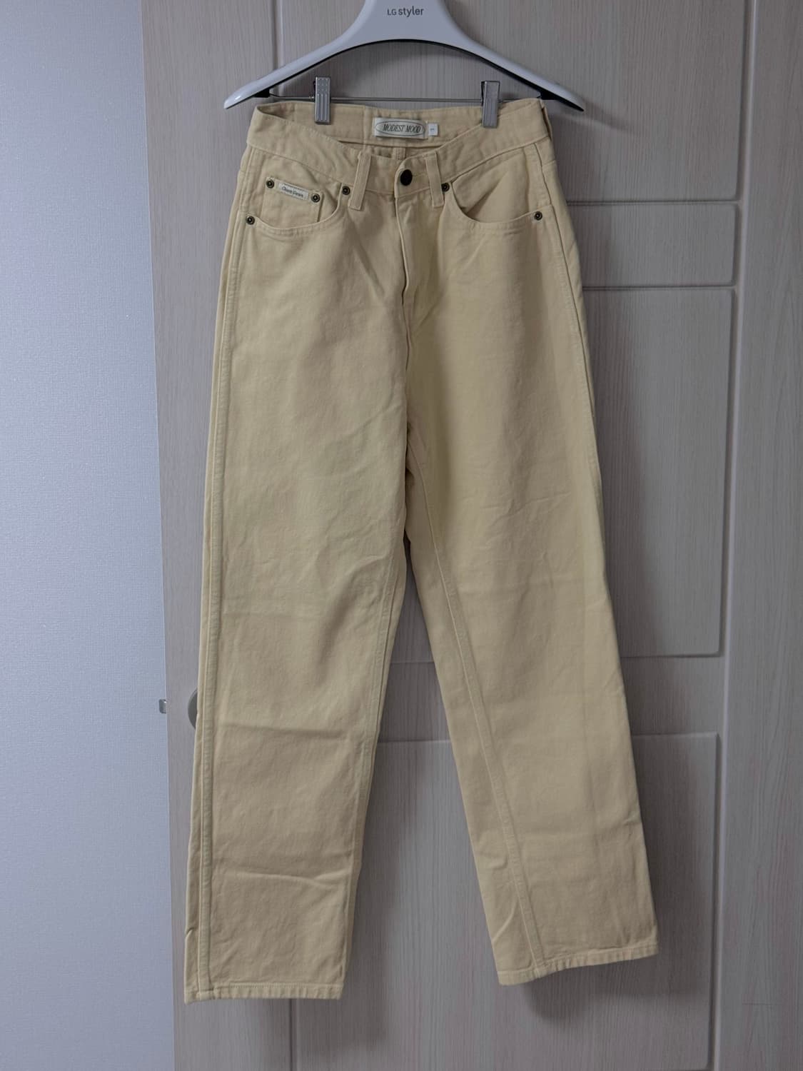 모데스트무드 modest mood 버터컬러 데님팬츠 상품이미지1