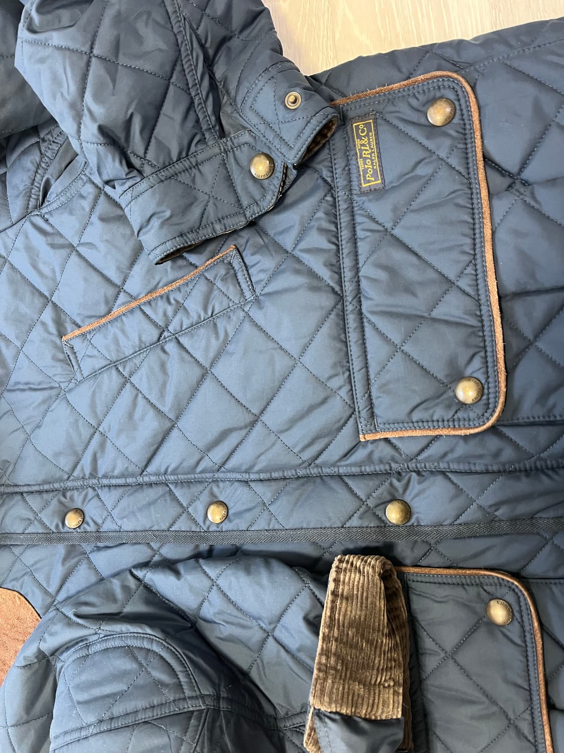 폴로 캠튼 퀄팅자켓 XL 상품이미지2