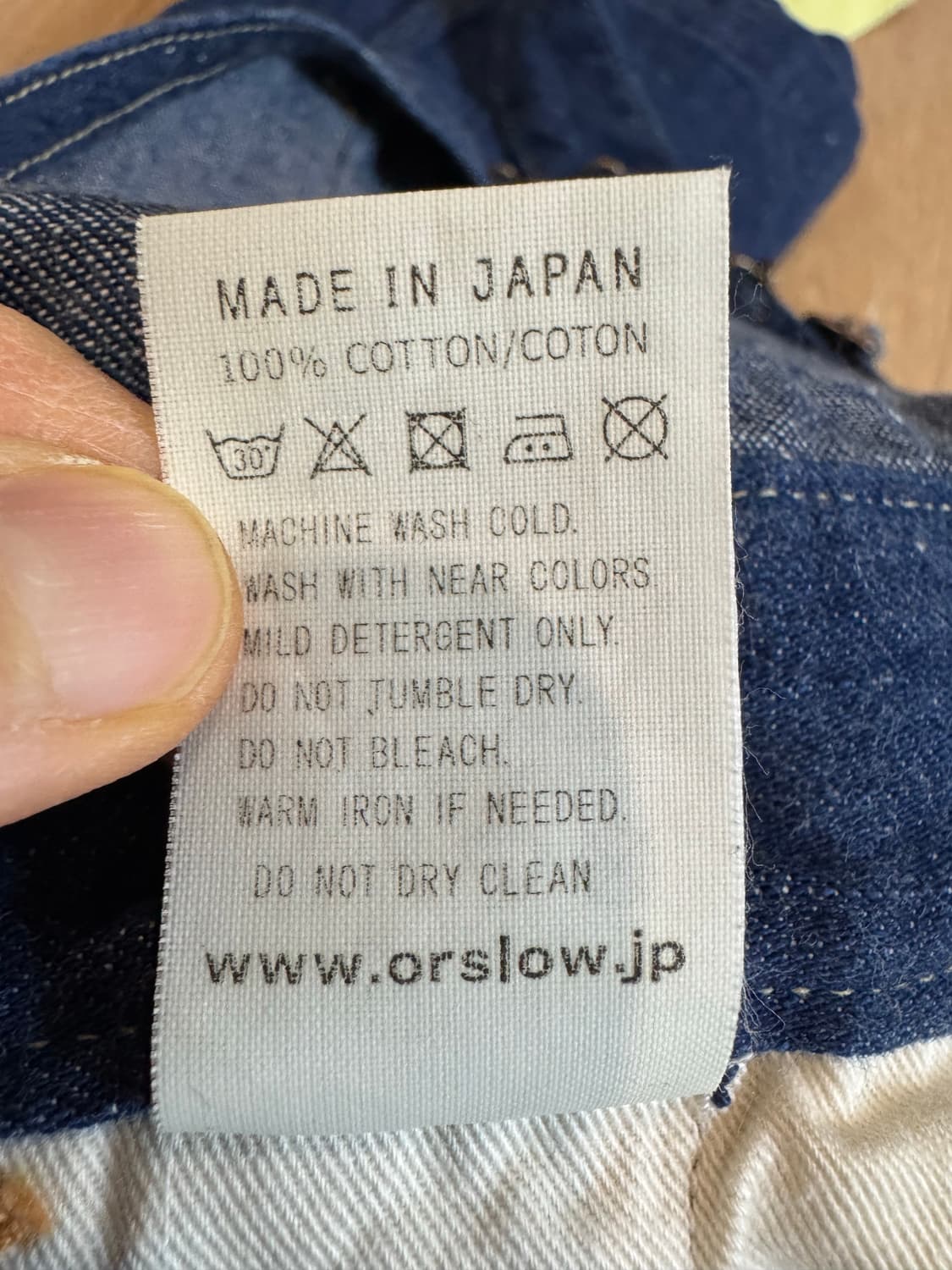 오어슬로우 OrSlow 데님 오버롤 상품이미지5