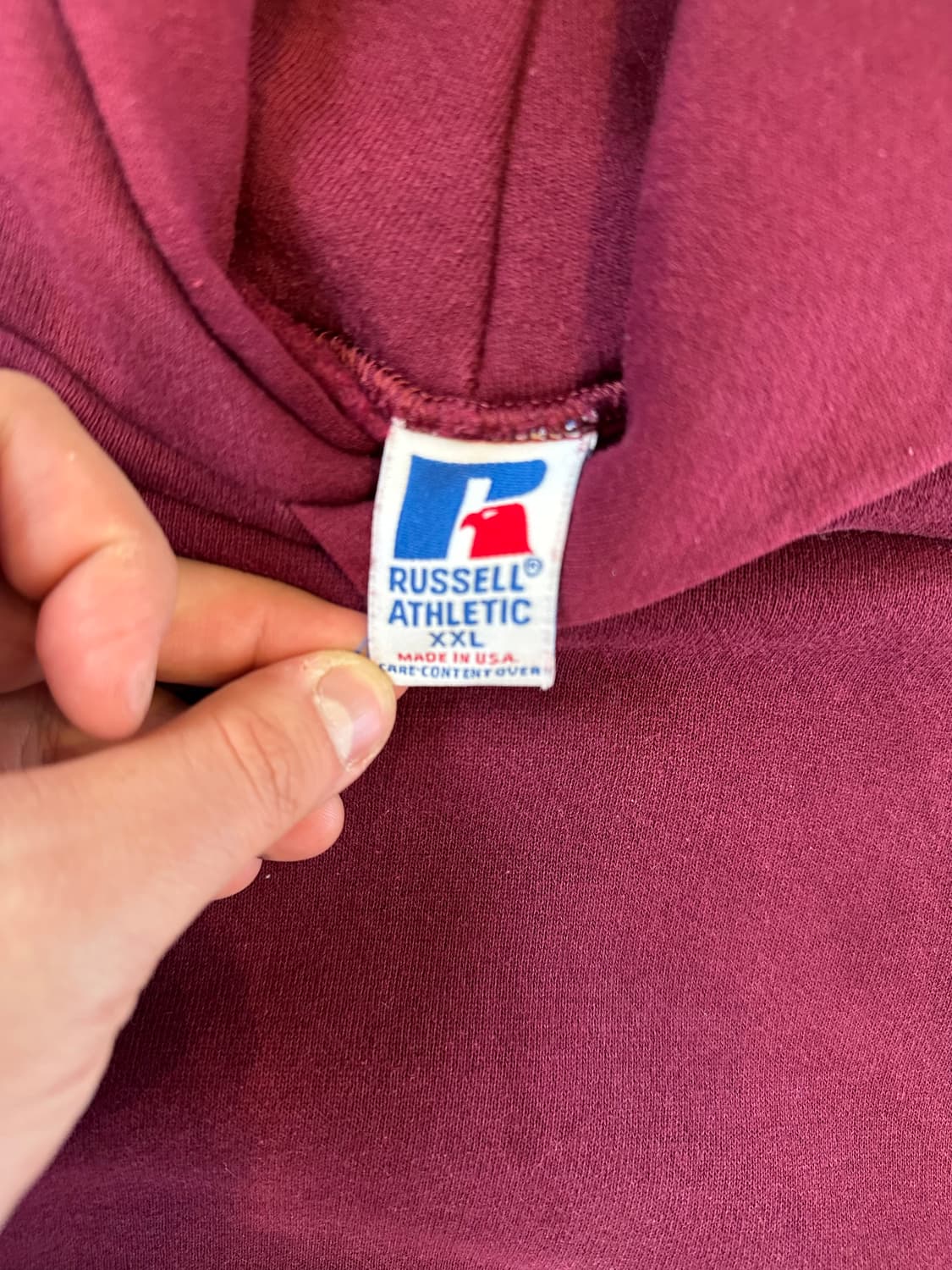 90s 빈티지 러셀 후드 상품이미지3