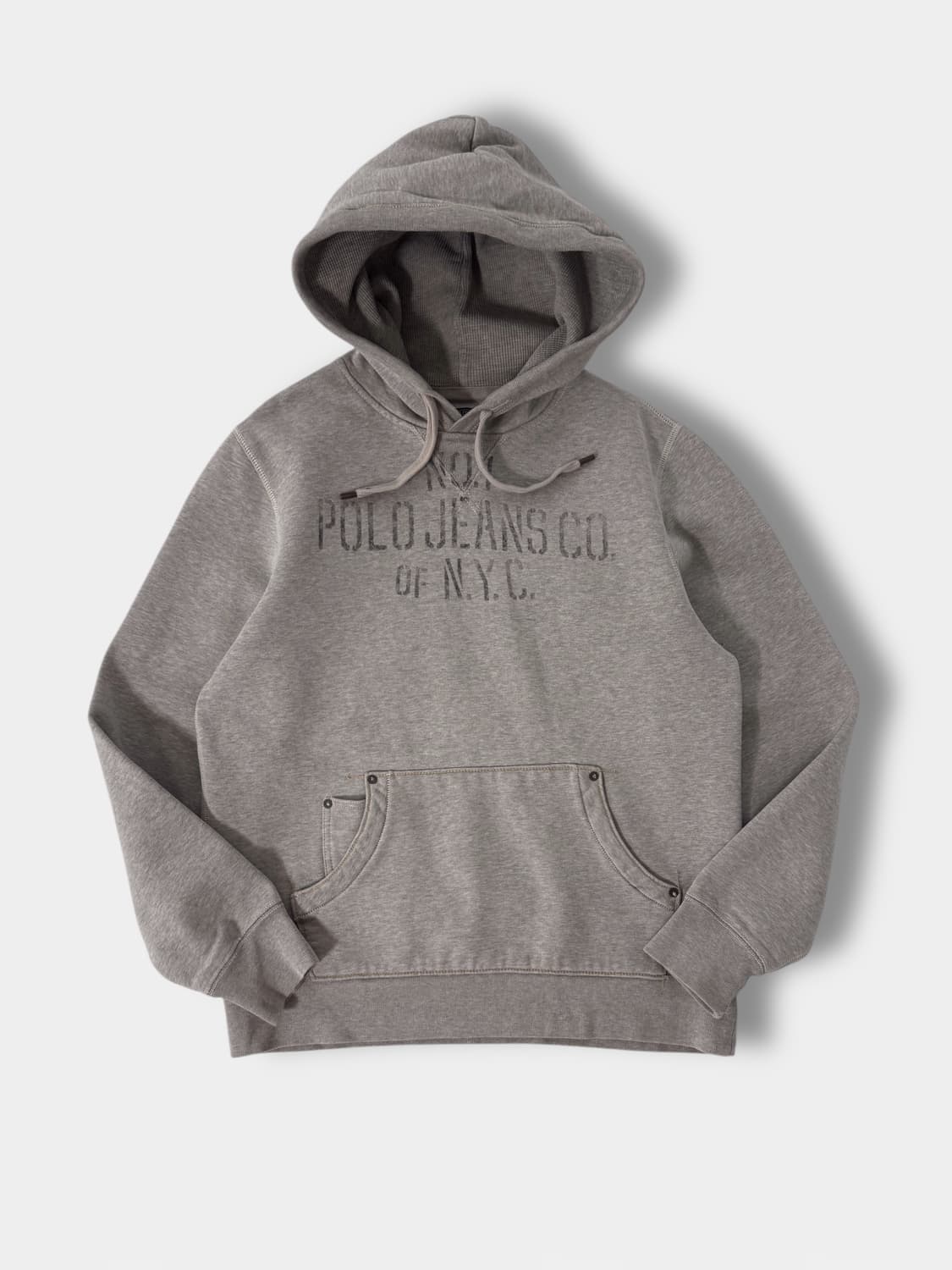 폴로 진스 컴퍼니 루즈핏 아메리칸 스텐실 로고 스웻 후드 상품이미지1