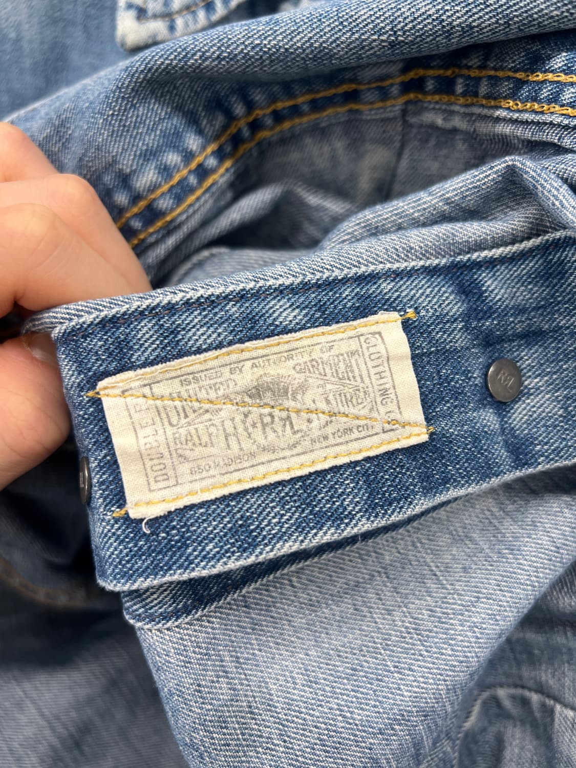 (M) RRL 더블알엘 lot271 데님자켓 상품이미지6