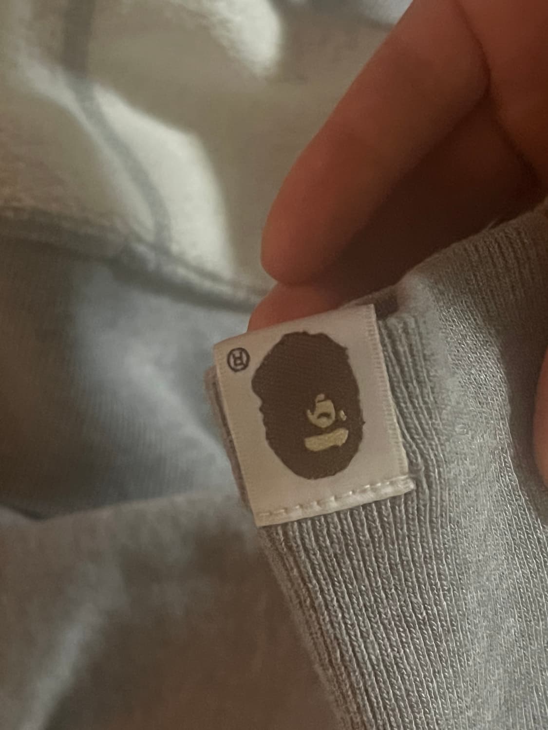 베이프 컬리지 빅로고 후드집업 상품이미지4