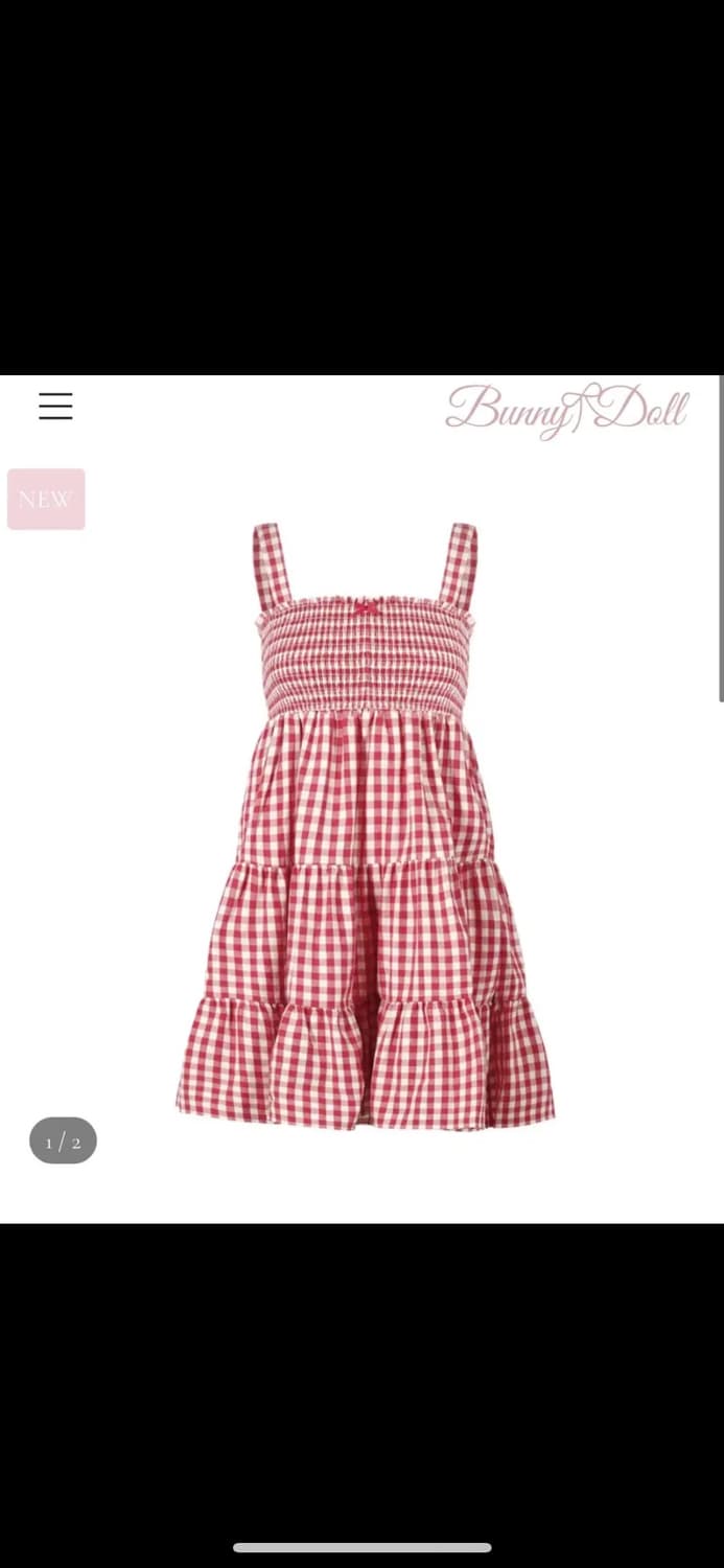 버니앤돌 Ribbon lovely dress (red) 상품이미지1
