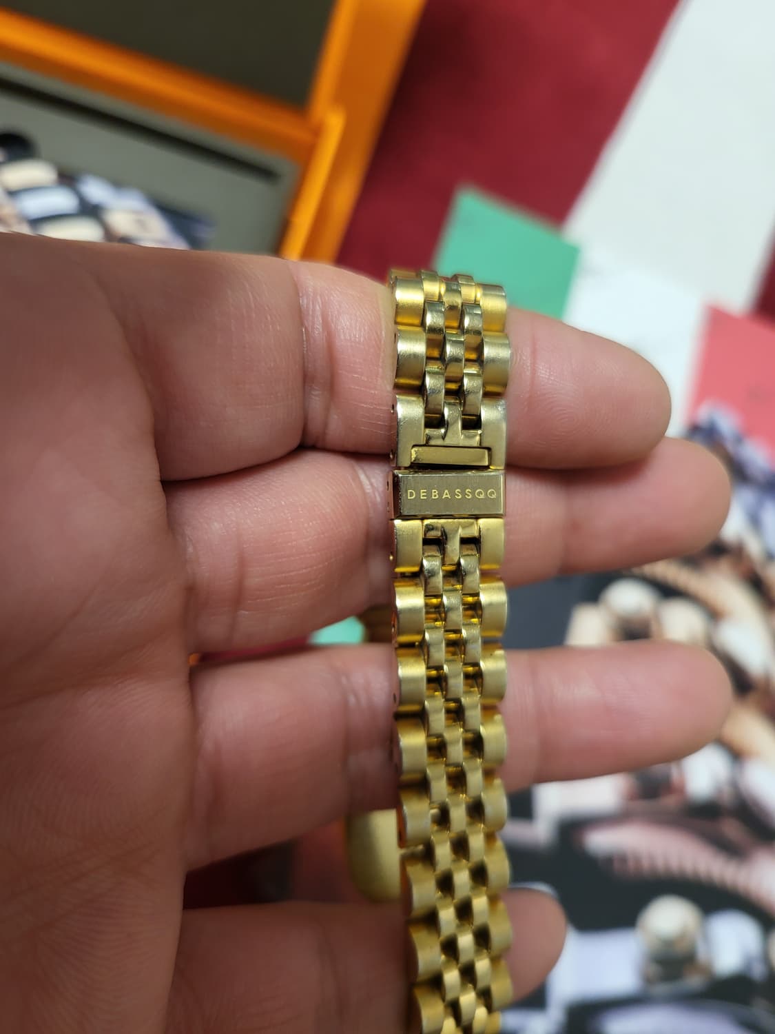 드바스크 파이브 금장 팔찌 상품이미지2