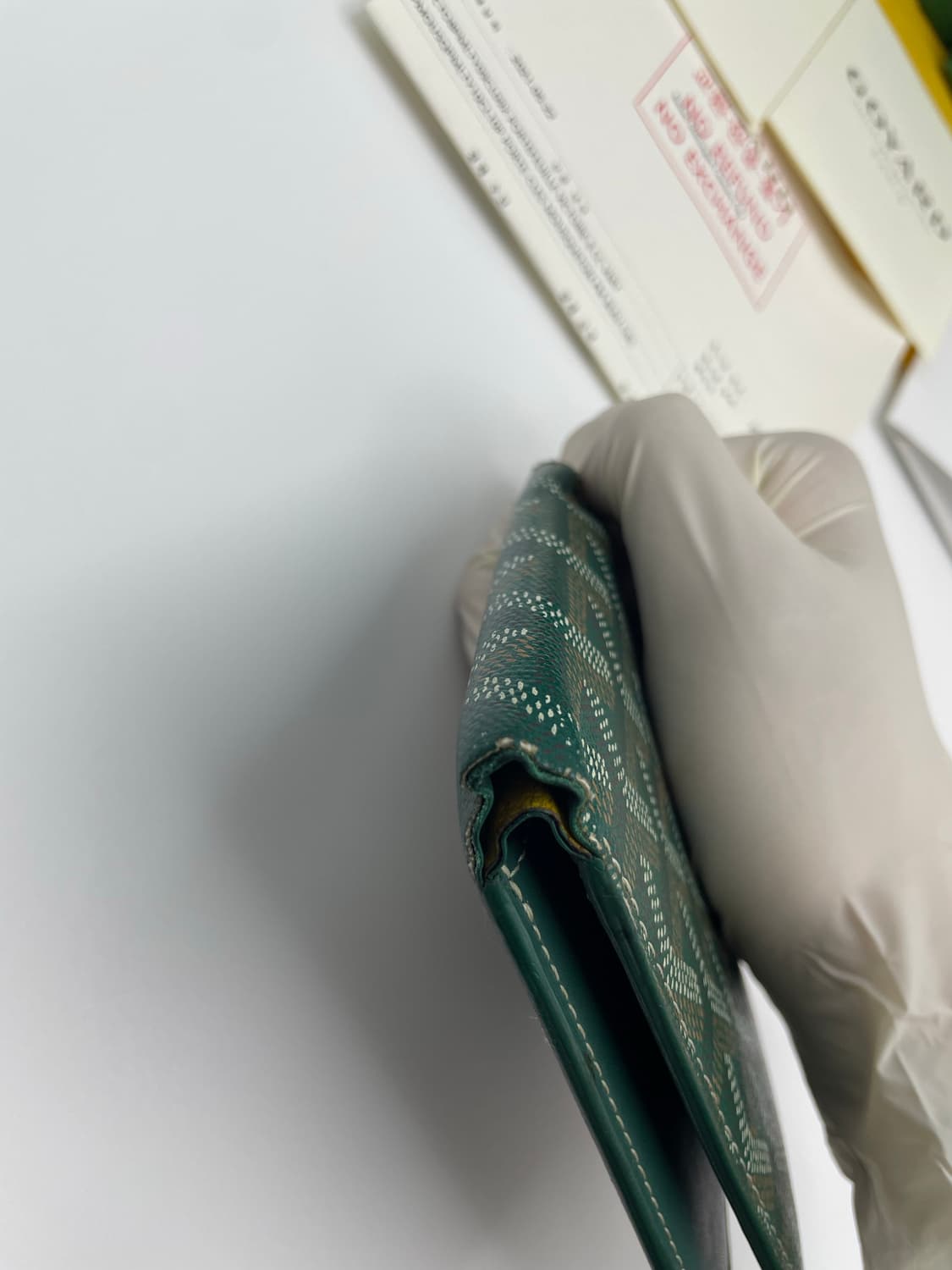 [풀구성] [백화점판] 고야드 빅투와르 반지갑 그린 상품이미지3