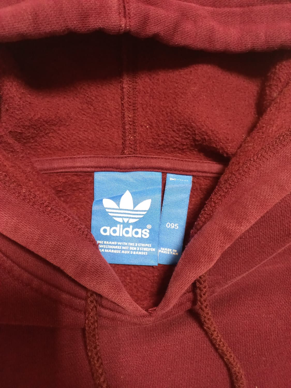 아디다스 후드티 버건디/레드 95 상품이미지3