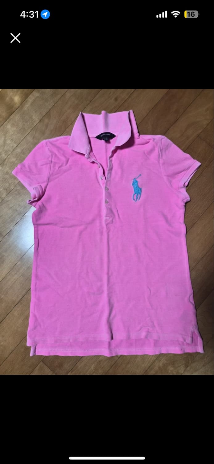 폴로 릴프로렌 빅포니(정품) 핫핑크 카라 상품이미지2