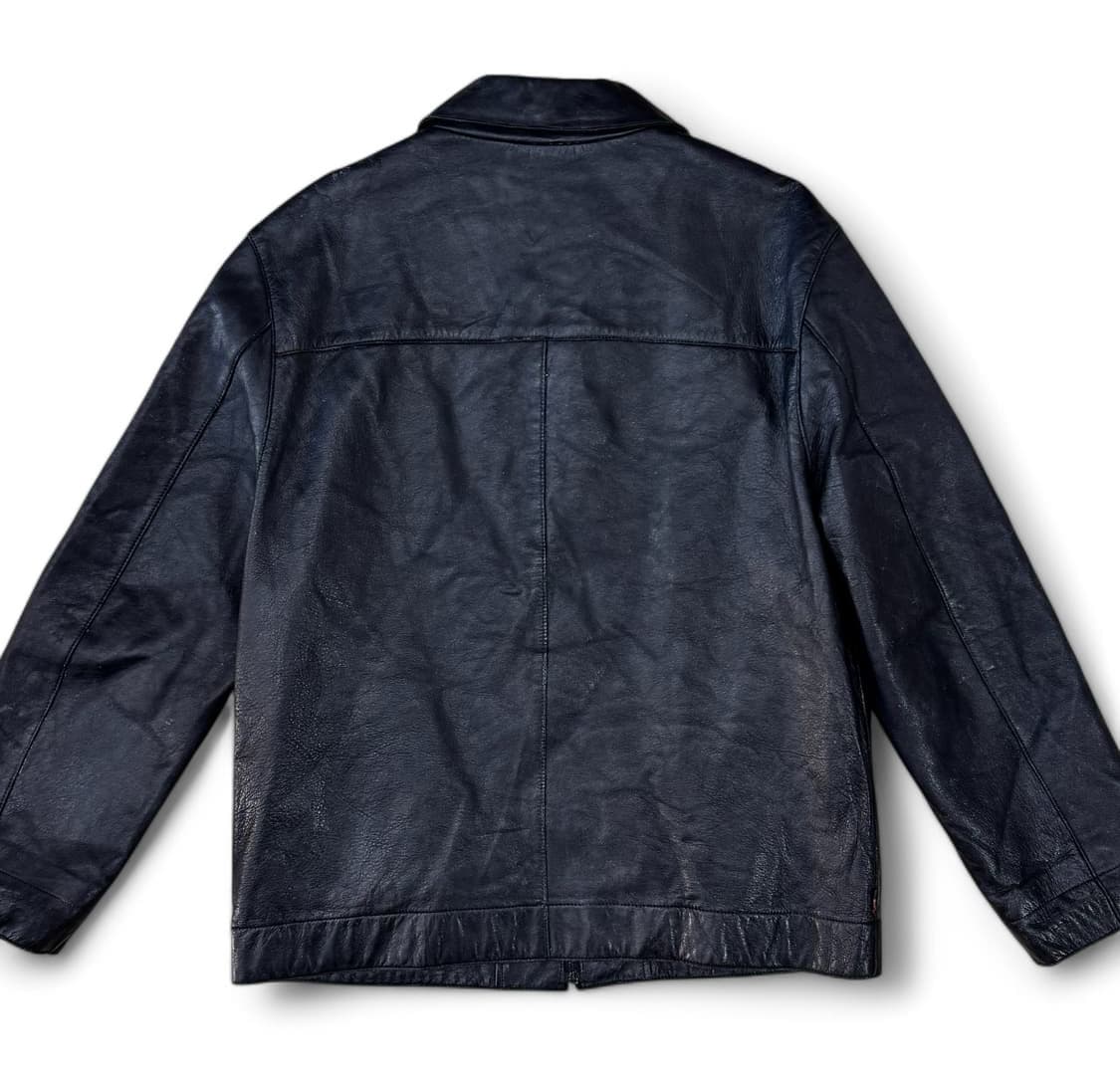 리바이스 블랙 레더 자켓 XL 상품이미지2