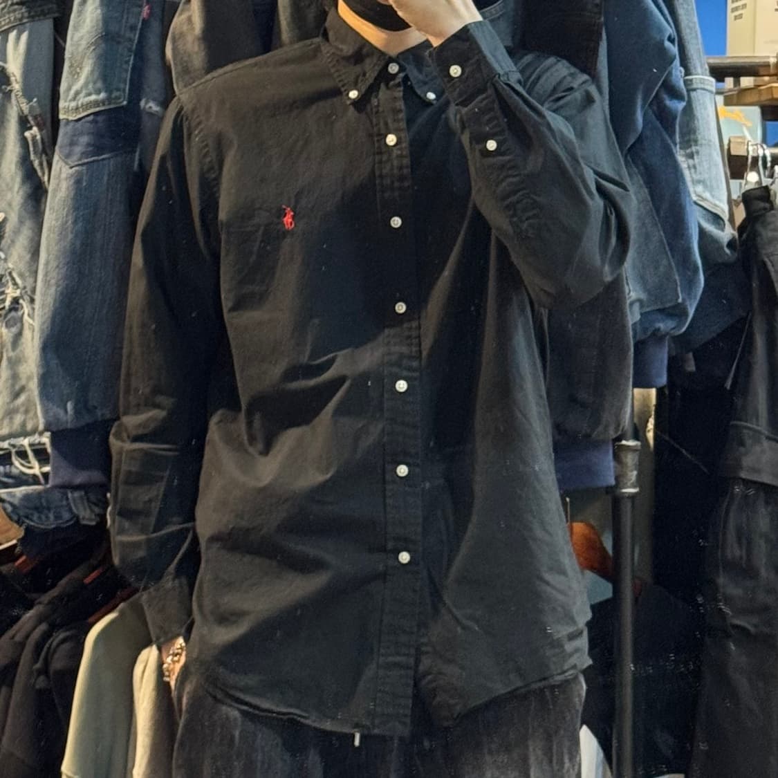 [No.9]Polo 폴로 블랙 긴팔셔츠 상품이미지3